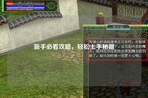 新手必看攻略，轻松上手秘籍